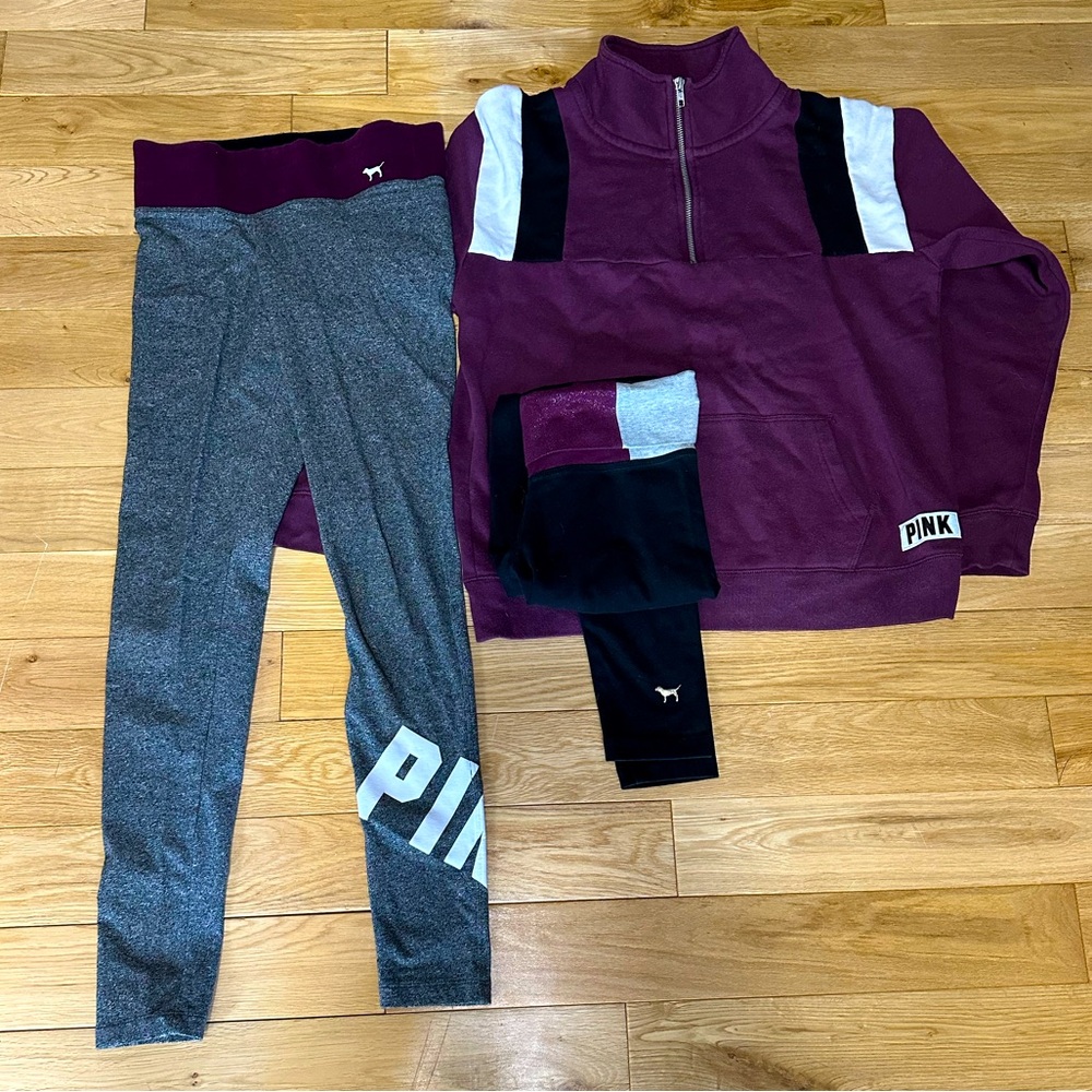 PINK VS Top and YOGA Leggings Size XS